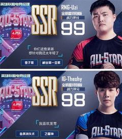 uzi全明星99,99分荣耀见证传奇